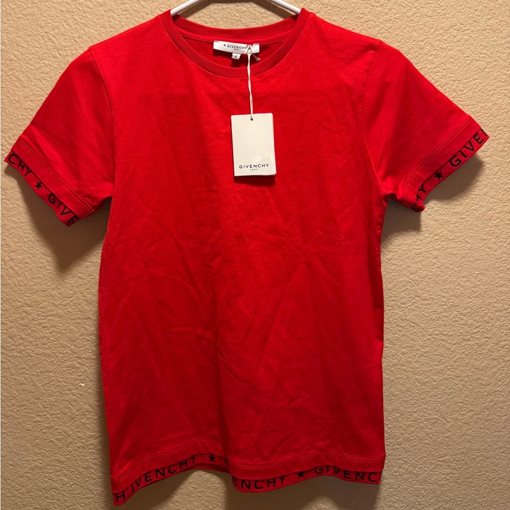 New Authentic Givenchy T Shirt Red Size 12 Kids - Picture 2 of 8